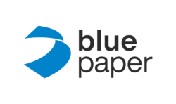 Logo Blue paper